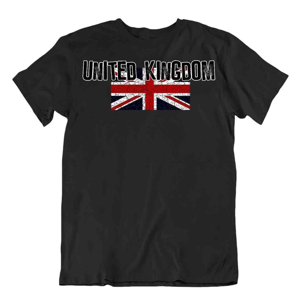 Flag T-Shirt United Kingdom Fashion Country Souvenir Gift Tee Pride logo