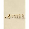 14K Cubic Piercing Earrings