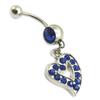 Les Trésors De Lily [E5319] - Body Piercing 'Love' Blue