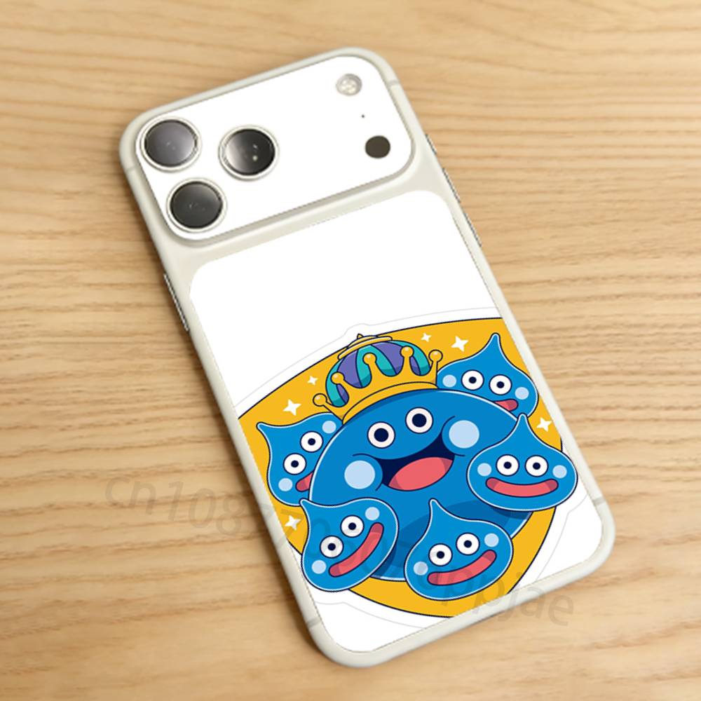 D-Dragon Quest-e S-Slime Для iPhone 17 pro Max/ pro Полное Покрытие Наклейка Пленка-Обертка Цветная Задняя Защитная Наклейка