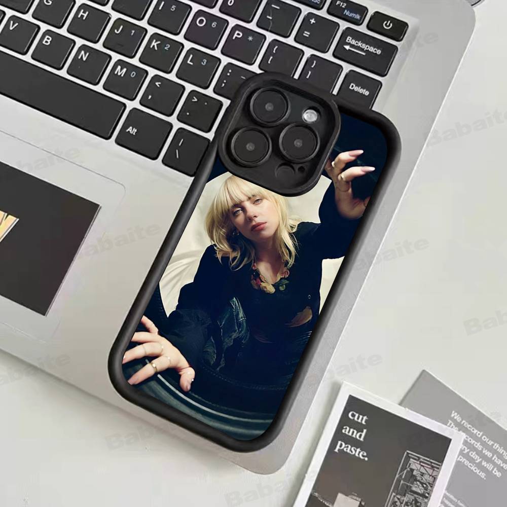 Чехол для телефона Поп-певицы B-Billie Для IPhone 17 16 15 14 13 12 11 Pro Max 16E Plus INS Мягкий чехол