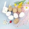 Adorable Easter Paper Eggs Blank Paper Pulp Egg Happy Easter Decor DIY Easter Eggs  Party Favors