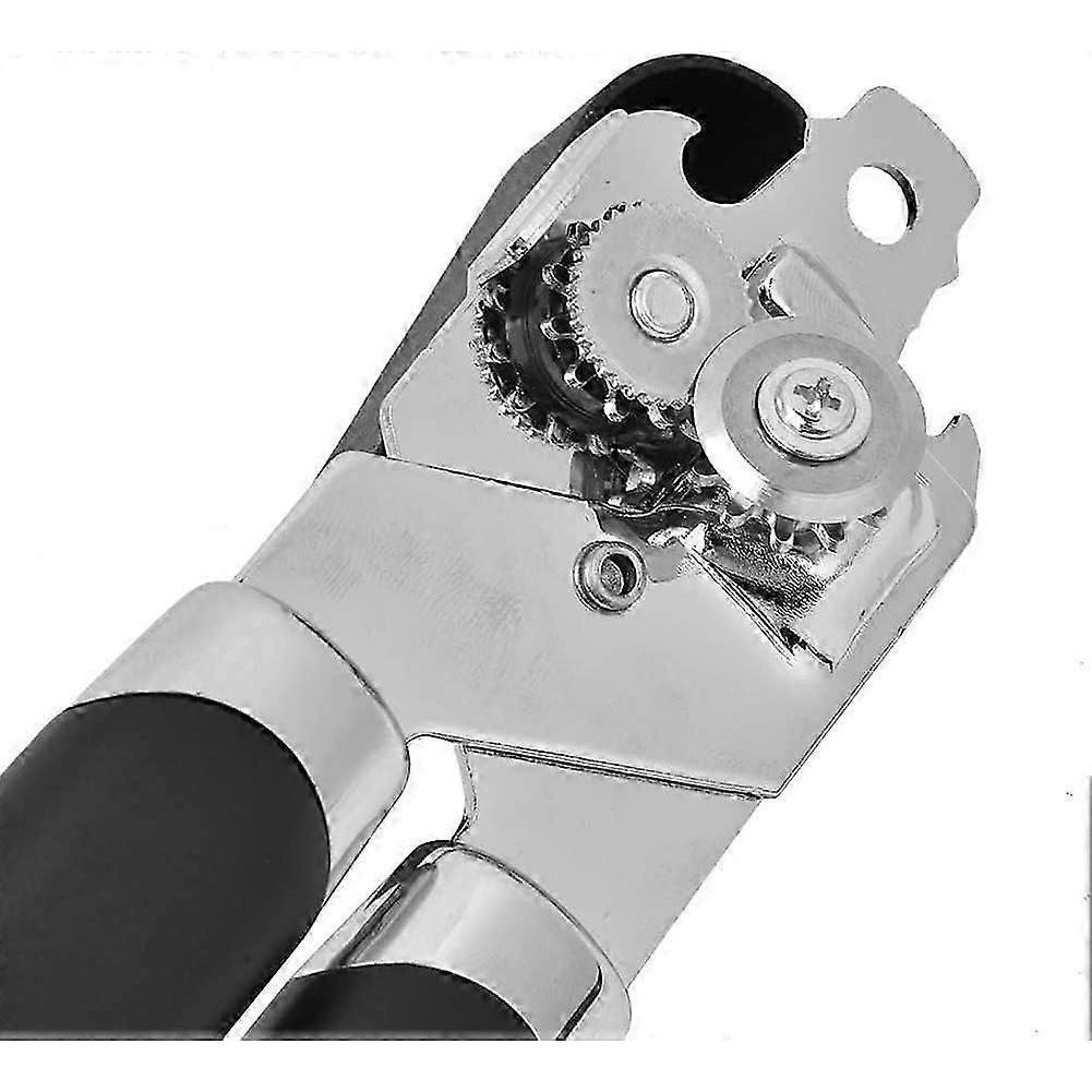 Ergonomic grip can opener for easy use