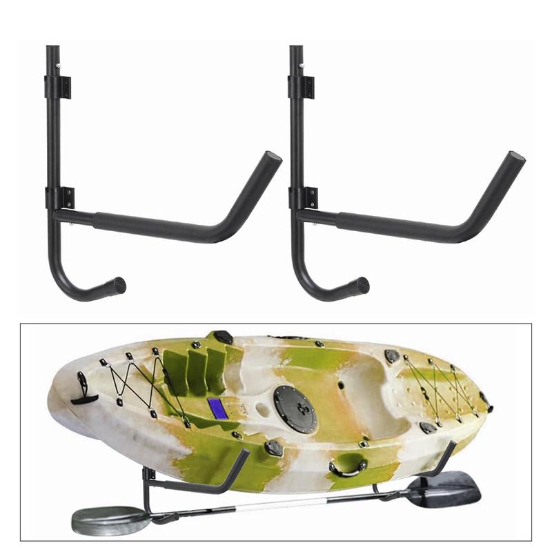 Kayak Storage Hanger Rack for Canoe Paddle Kayak Accessories Wall Mount Hanging Hooks for Indoor Outdoor, Set of 2