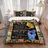 3PCs Mother's Day Gift Design Cover Set, Breathable Fabric, Machine Washable (1 Duvet Cover + 2 Pillowcases) (Without Quilt) Yy250911149