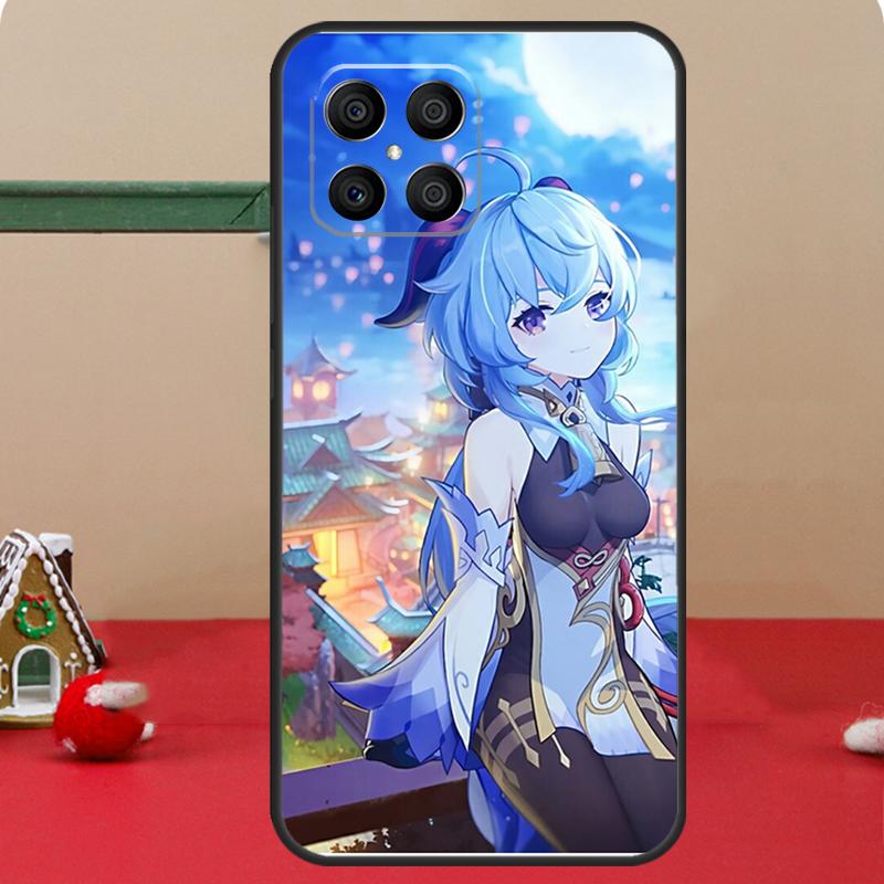 Чехол Genshin Impact Гань Юй для Honor Magic 6 7 8 Pro Honor 400 200 70 90 Lite X8c X8b X9a X9b X9c X9d Win RT