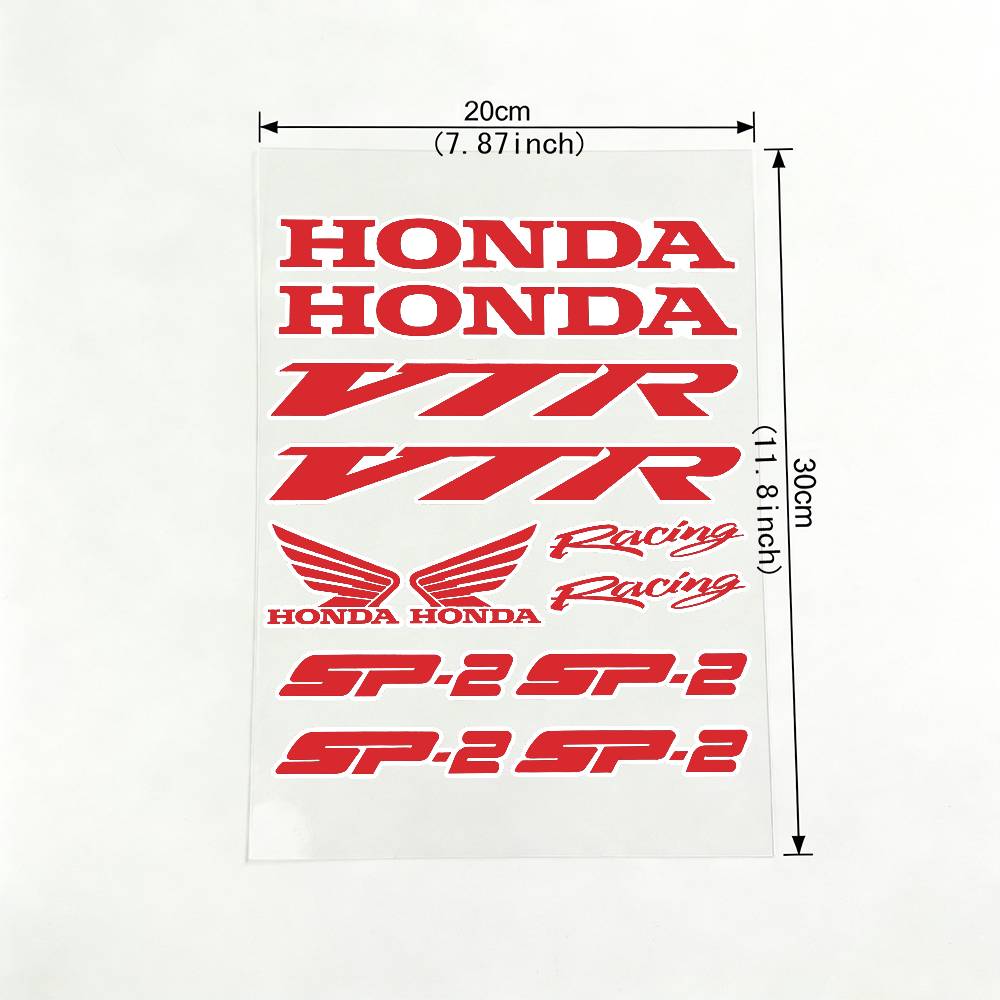 For HONDA VPR SP2 18 Colors Reflective Motorcycle Stickers Waterproof Vinyl Decals For Motorbike Helmet Fuel Tank Bike