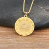 Nidin New Hot Sale 12 Constellation Drop Pendant Necklace Gold Plated Jewelry Collar Clavicle Choker Birthday Gift for Women Men