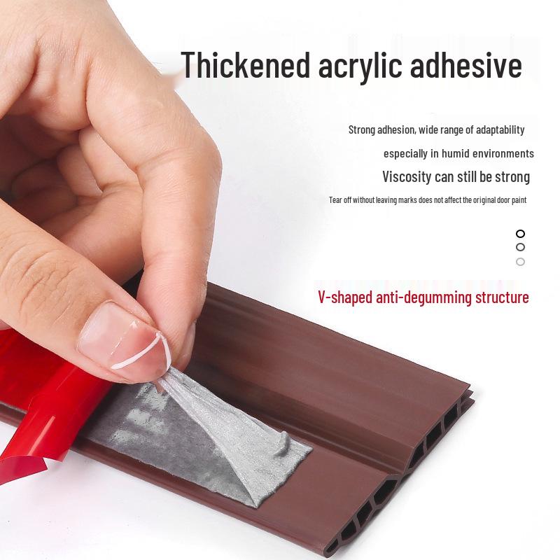 Уплотнительная лента для низа двери - Ветрозащитная и Звукоизоляционная