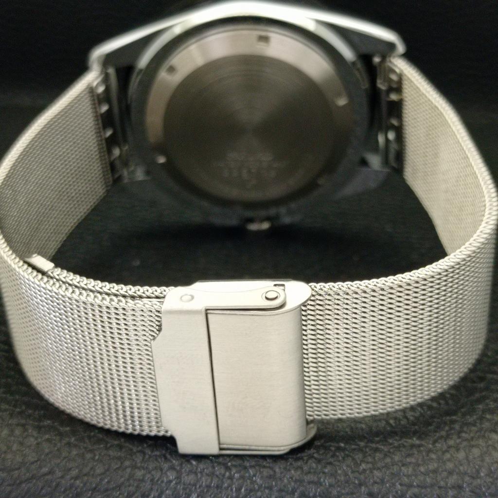 ВОССТАНОВЛЕННЫЕ ВИНТАЖНЫЕ АВТОМАТИЧЕСКИЕ МУЖСКИЕ ЧАСЫ SEIKO 5 JAPAN СЕРЕБРЯНЫЙ ЦИФЕРБЛАТ a433942-2