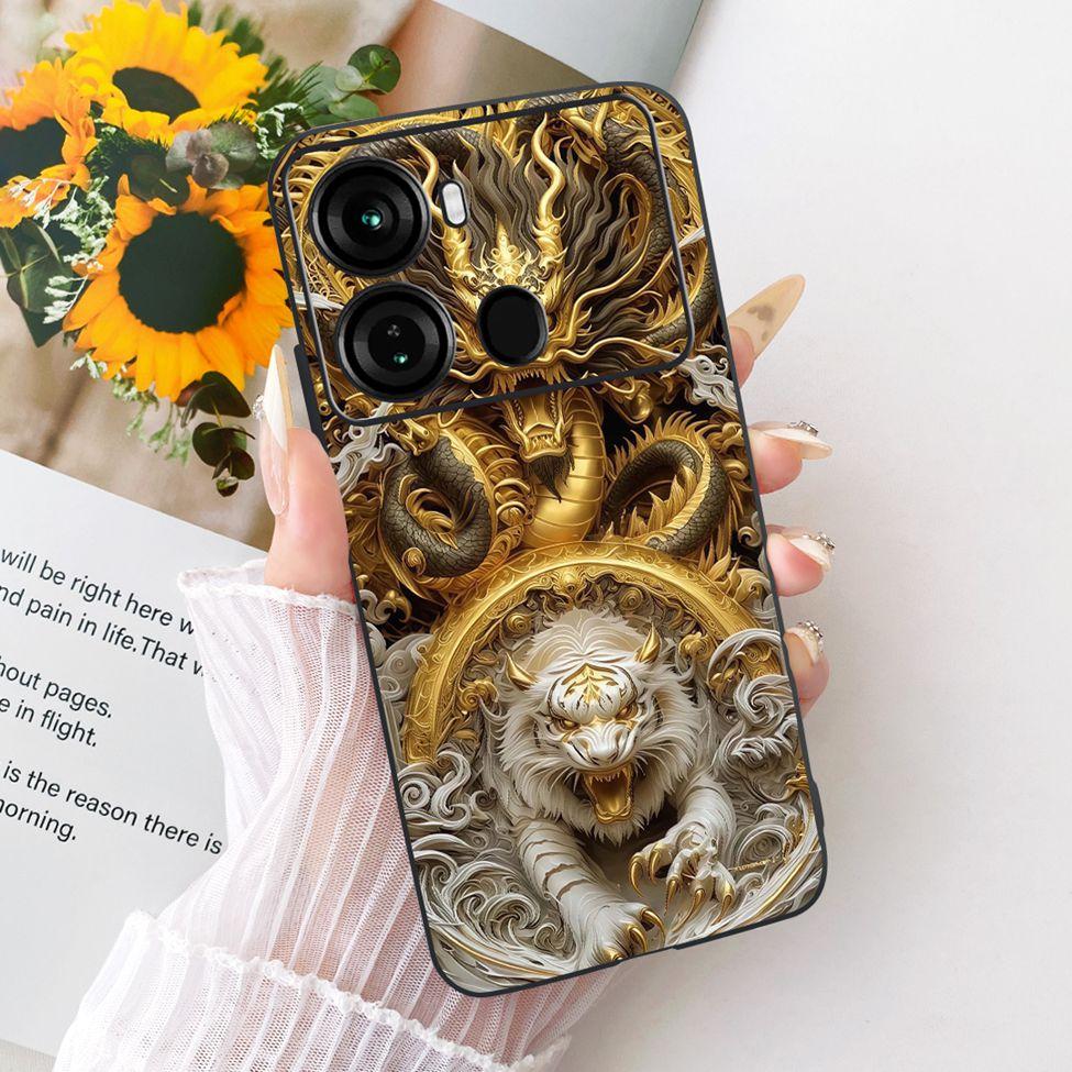 Чехол для ITEL P40 Чехол P662L Силиконовый Милый Кот Модный Забавный Расписной Funda Для P40 ITEL P 40 Корпус Телефона