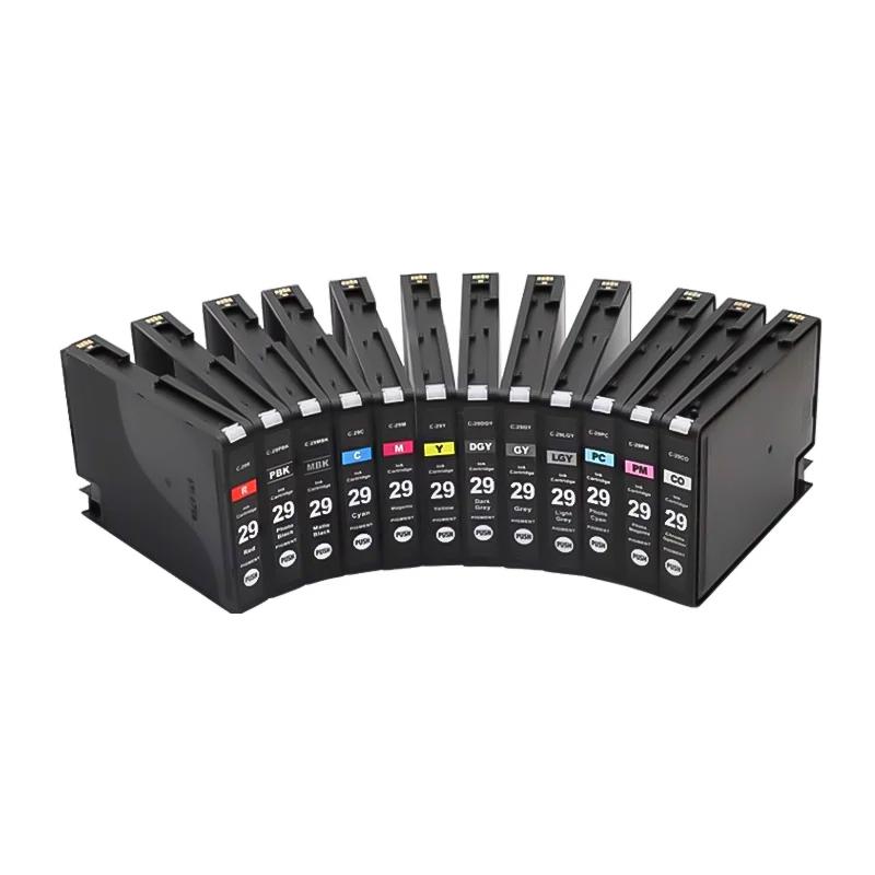 PGI-29 PGI29 Pgi29 Compatible Ink Cartridge With Pigment Ink For Canon PIXMA PRO-1 Pro1 Pro-1 Printer (12 Colors Available)