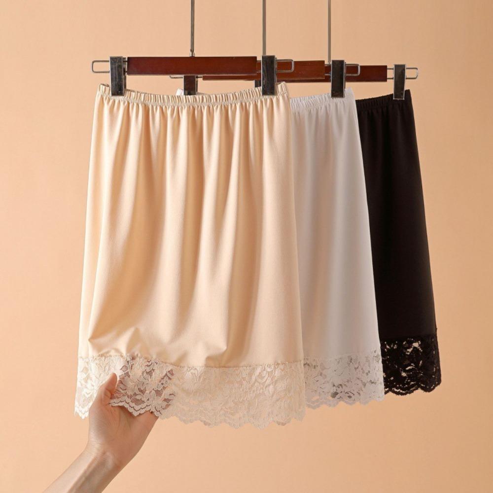 Кружевное Цветочное Женское Платье Нижняя Юбка Комбинация Нижнее Белье Половина Комбинации Платье Женское