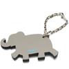 Used HERMES Bag charm Silver925/leather blue gray Elephant motif