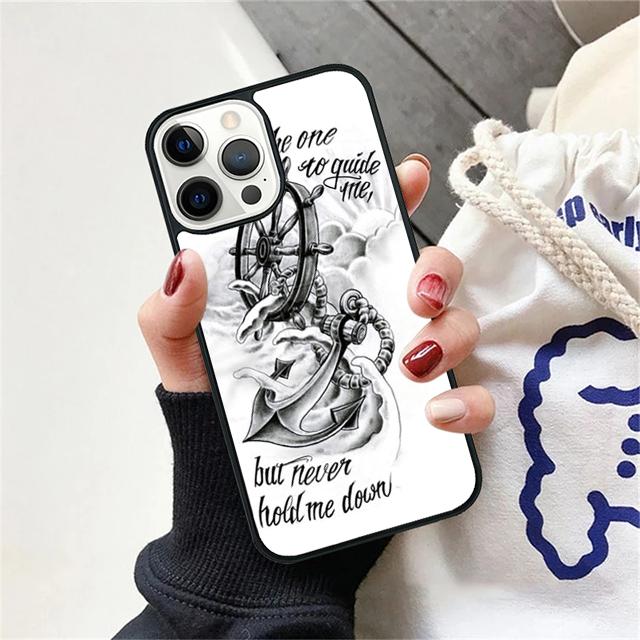 Classical Small Anchors Phone Case Cover For iPhone 17 Air 15 16 14 13 12 Pro Max 11 Pro Max Plus Coque Shell