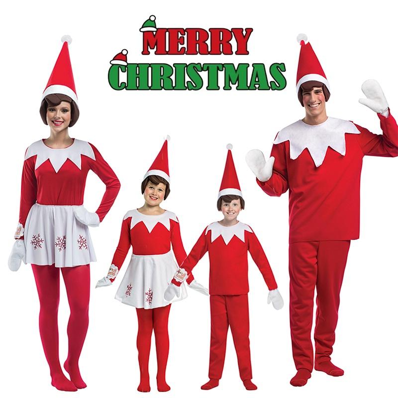 Soft And Breathable Cotton Elf On The Shelf Costume For Halloween