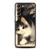 Чехол для телефона с ярким дизайном кошки для Samsung Galaxy S26 S25 S24 S23 S22 S20 S21 FE Ultra S25 Edge Plus 5G Мягкий ТПУ Чехол Сумка Funda