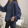 Свободная женская рубашка из шифона с длинным рукавом, весна-осень 2025 г.