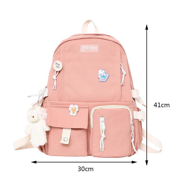 Women's Handbag and Backpack School Books Bags for Teenage Girls Large Capacity College Student Schoolbags Casual Nylon Female Rucksack