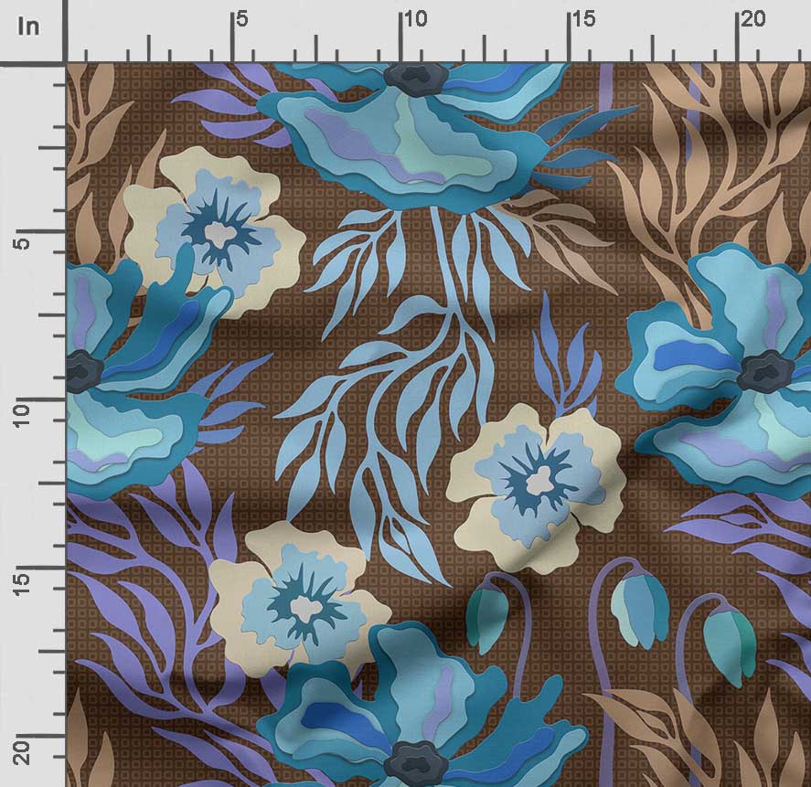 Soimoi Ткань для квилтинга из хлопкового батиста с цветочным принтом, продаваемая во дворе — швейные принадлежности для хлопчатобумажной ткани средней плотности шириной 42 дюйма