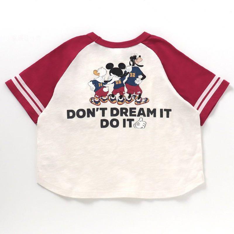 Summer Baby Sports Style Raglan Short Sleeve Kids Pure Cotton Cartoon T-Shirt Baby Boy and Baby Girl DSN Same Style Half Sleeve Tops