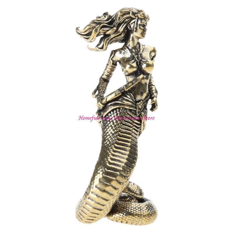 Статуя греческой Медузы, Декоративные фигурки Медузы Горгоны, Настольные украшения для дома