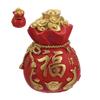 Копилка Монета Новый Китайский Стиль Фестиваль Банка Разбить Чтобы Открыть Год Красные Настольные Деньги