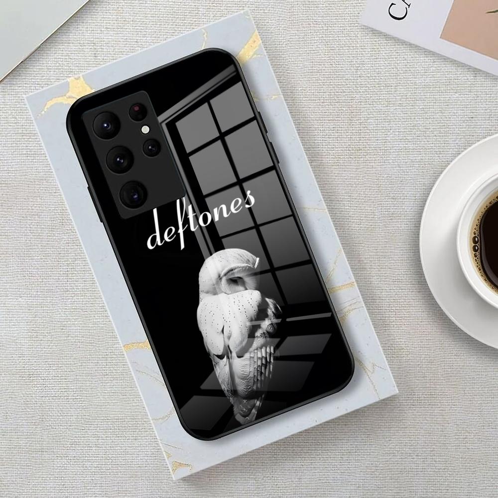 Deftones Band Phone Case For Samsung S26 S25 Edge Ultra 23 22 21 20 Ultra Plus S24 Fe Glass Cover