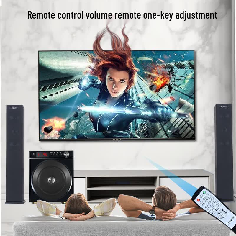 Домашний кинотеатр SANSUI 60Cpro с 8-дюймовым сабвуфером (Китайская версия)