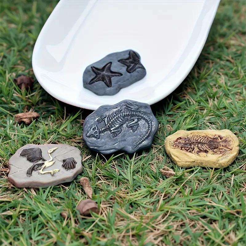 Мини Набор Моделей Ископаемых Динозавров Винтажные Полимерные Статуэтки с Дизайнами Рыб и Птиц Микро Ландшафтный Декор Кукольного Домика Игрушка DIY Поделки