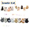 Оптовые кошачьи поделки Коллекционная мультяшная игрушка ПВХ Гуандун 5 см