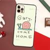Cartoon Animal Snail TPU Case For iPhone 11 14 Pro Max 12 13 mini X XS Max XR 5S SE 2020 6S 7 8 Plus Back Cover