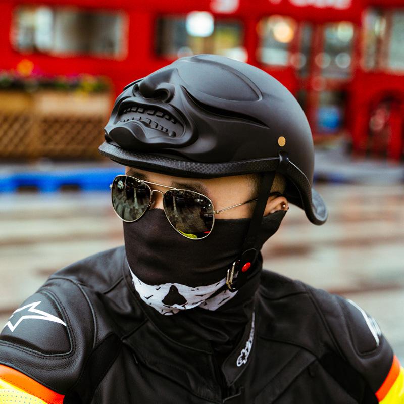 Винтажный полушлем, шлем электромобиля, автомобильный защитный шлем, мотоциклетный шлем-ковш для мужчин и женщин