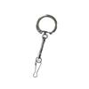 6 Key Rings with Hematite Carabiner 6 Cm