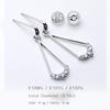 Diamond Swing Earrings LIBRA K18 Pt900 Platinum Swinging Earrings Earrings 18k 18K Diamond Jewelry Travel Christmas Jewelry xmas Jewelry Women's