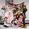 Customizable Sailor Moon  Throw Blanket – Personalized Name, All-Season Cozy Snug Blanket, Machine Washable, Personalized Blanket