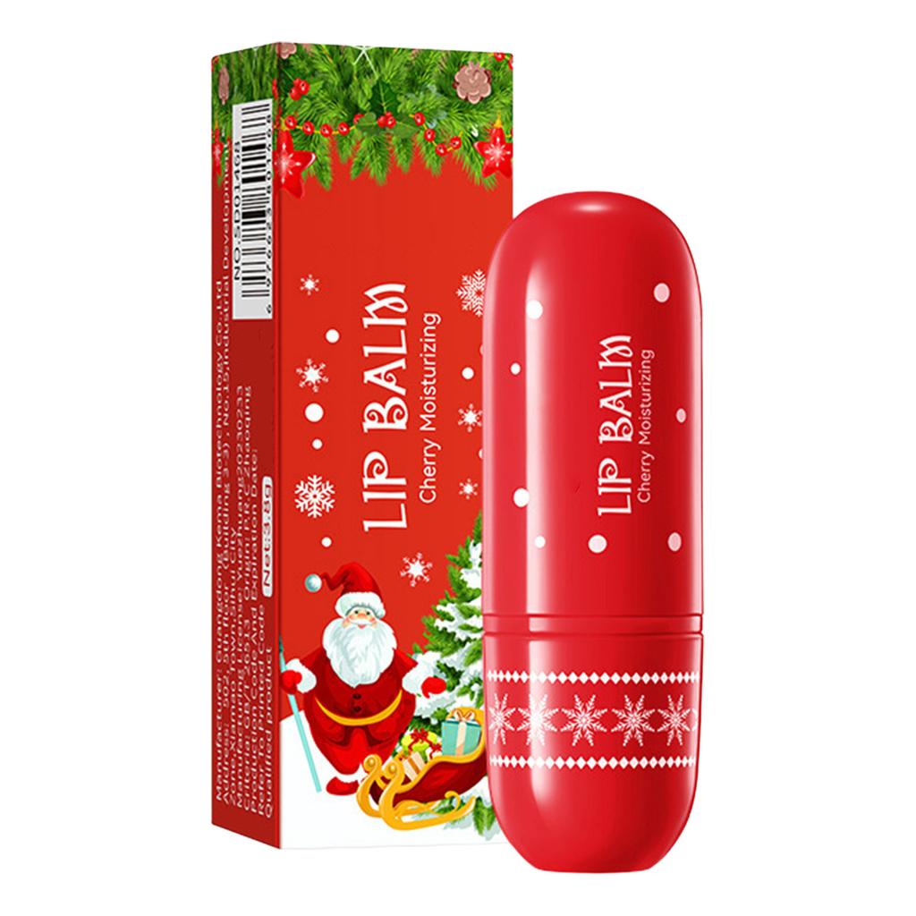 Festive Honey Fruit Flavored Moisturizing Lip Balm for Nourishing Dry Lips Perfect Christmas Stocking Stuffer Present