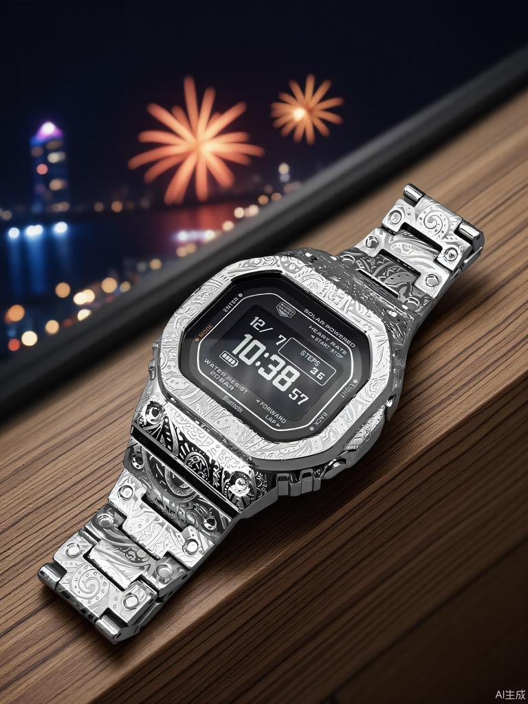 DW-H5600 Винтажный гравированный Мод-комплект Для Casio G-SHOCK Маленький квадратный DW H5600 модифицированный корпус корпуса часов из цельной нержавеющей стали мужской
