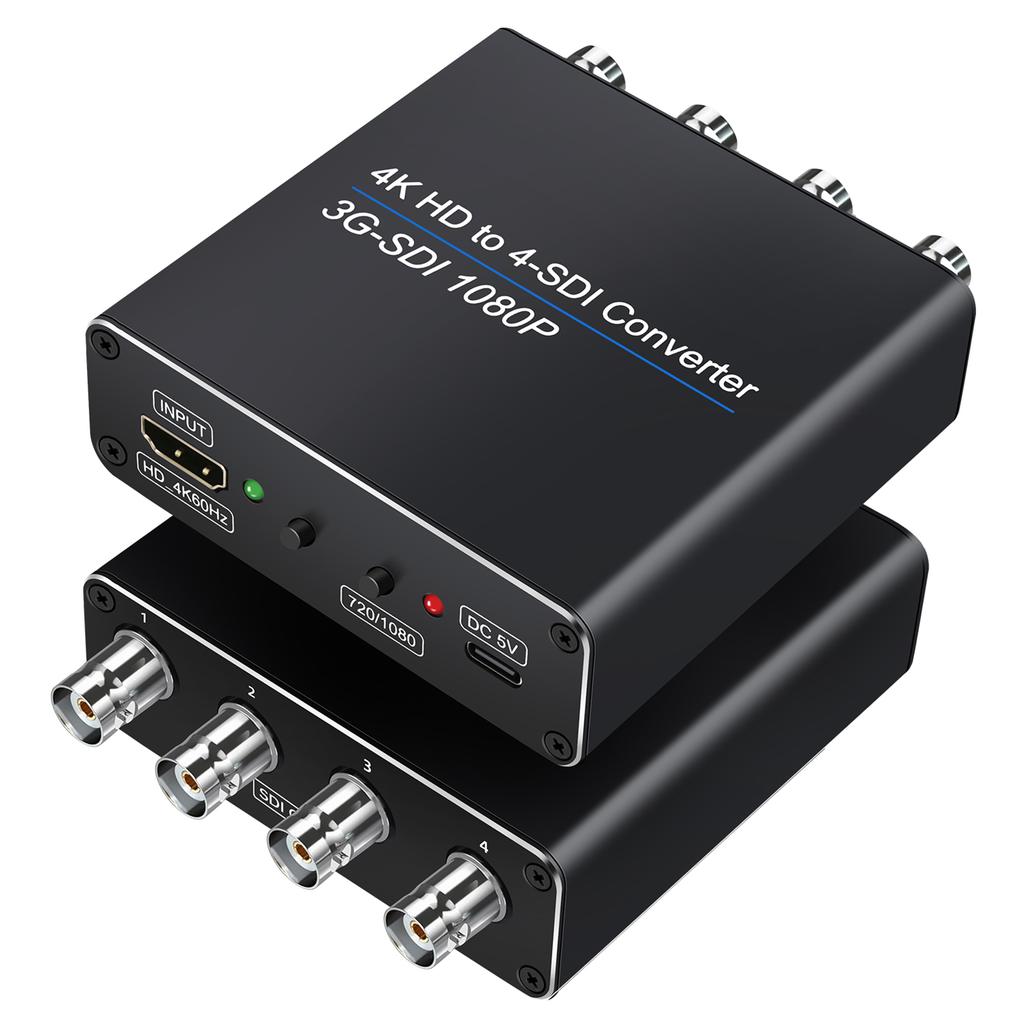 Конвертер High Definition Multimedia Interface в SDI 4K 1 Вход на 4 Выхода для Камеры Домашнего Кинотеатра
