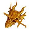 Women Hair Clip Handcrafted Dragon Fantasy Style Hair Clamp Back Head