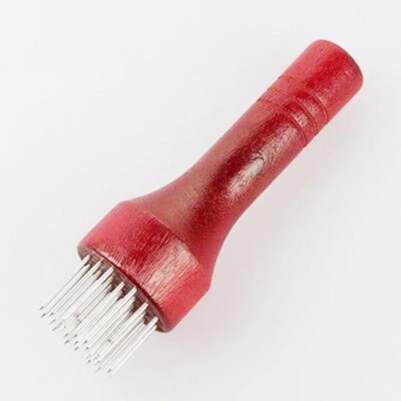 Stainless Steel Steak Fast Loose Tenderizer Poke Pointed Needle Belly Pork Skin Crispy Hole Hammer Hand Tool Kitchen Supplies