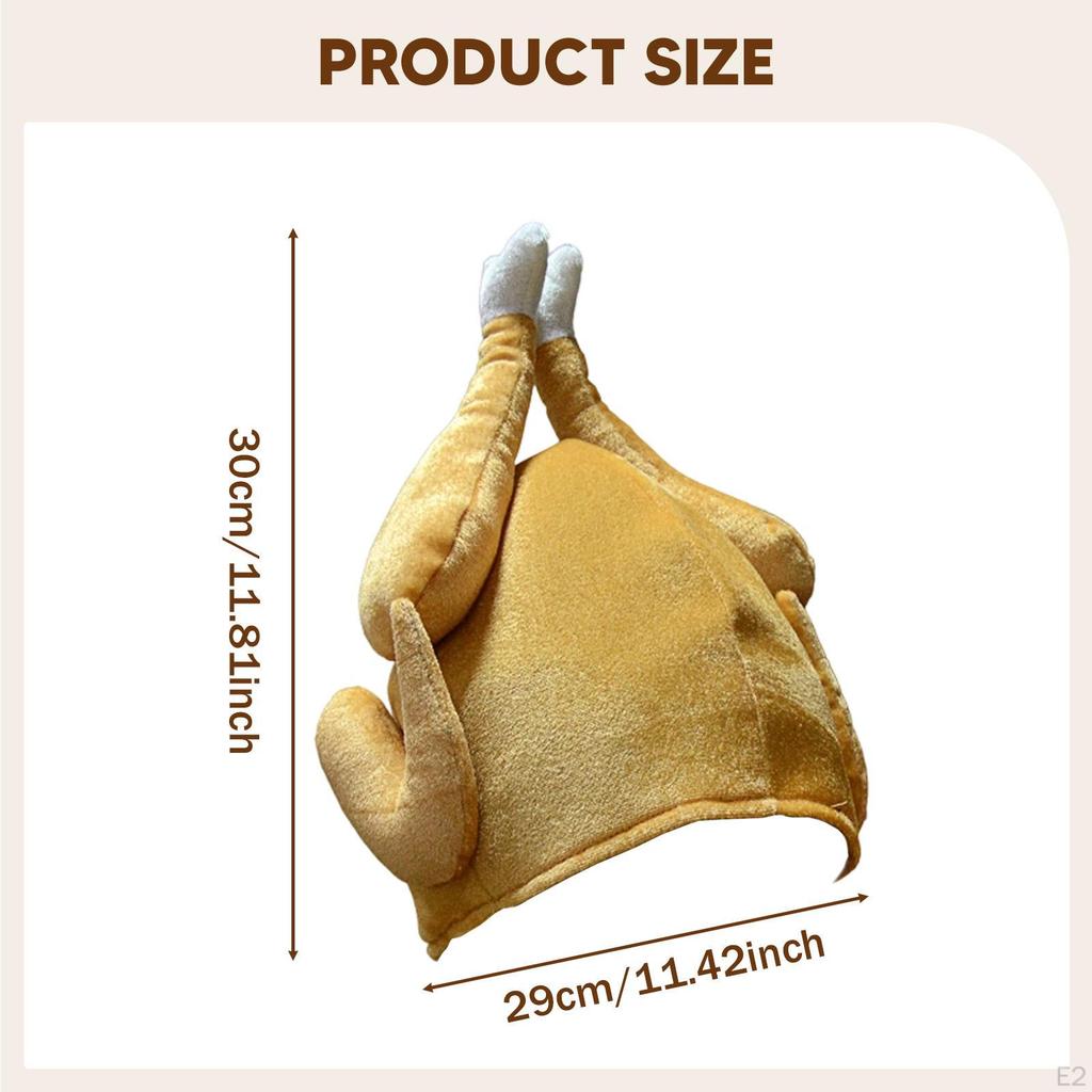 Thanksgiving Turkey Costume Hat Fancy Dress Decoration Headwear for Role