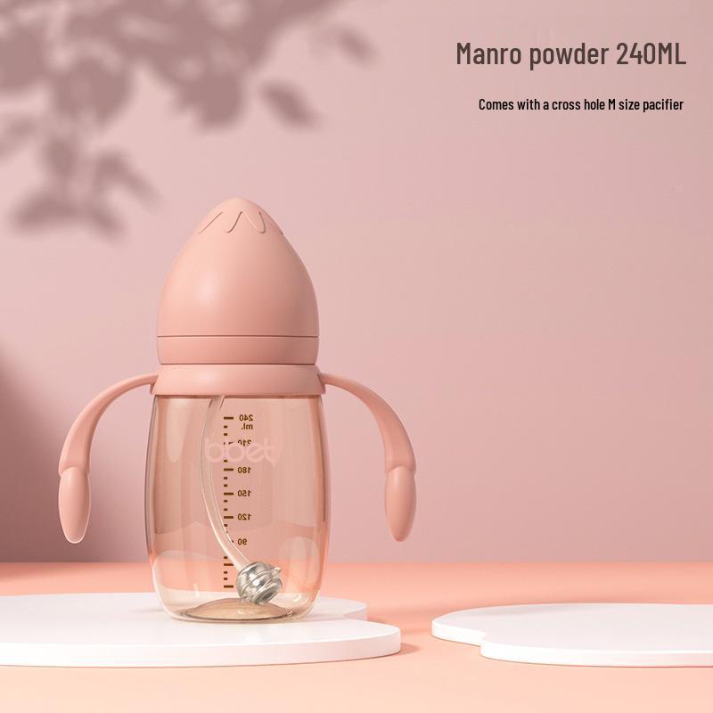 Детская бутылочка PPSU с широким горлышком Babixiang, Защита от падений и колик, Нейтральная чашка для воды, Различные объемы