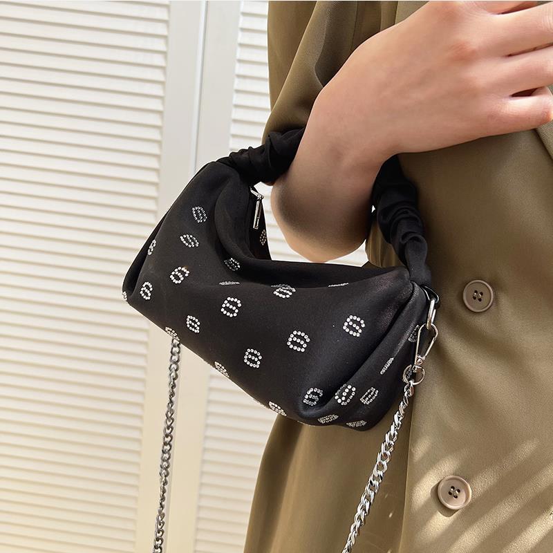 Luxus Designer Diamantenhandtasche Sommer Neu Weiche Strasssteine Große Kapazität Ketten Umhängetaschen Damen Schicke Schultertaschen