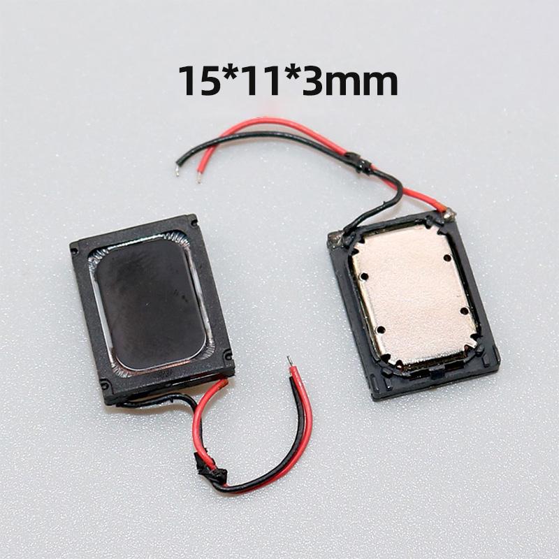 2 шт. 15x11x3,5 мм Прямоугольный MP3-динамик Оловянная фольга Громкоговоритель Совместимый с Sony Huawei Xiaomi Samsung Для планшета телефона