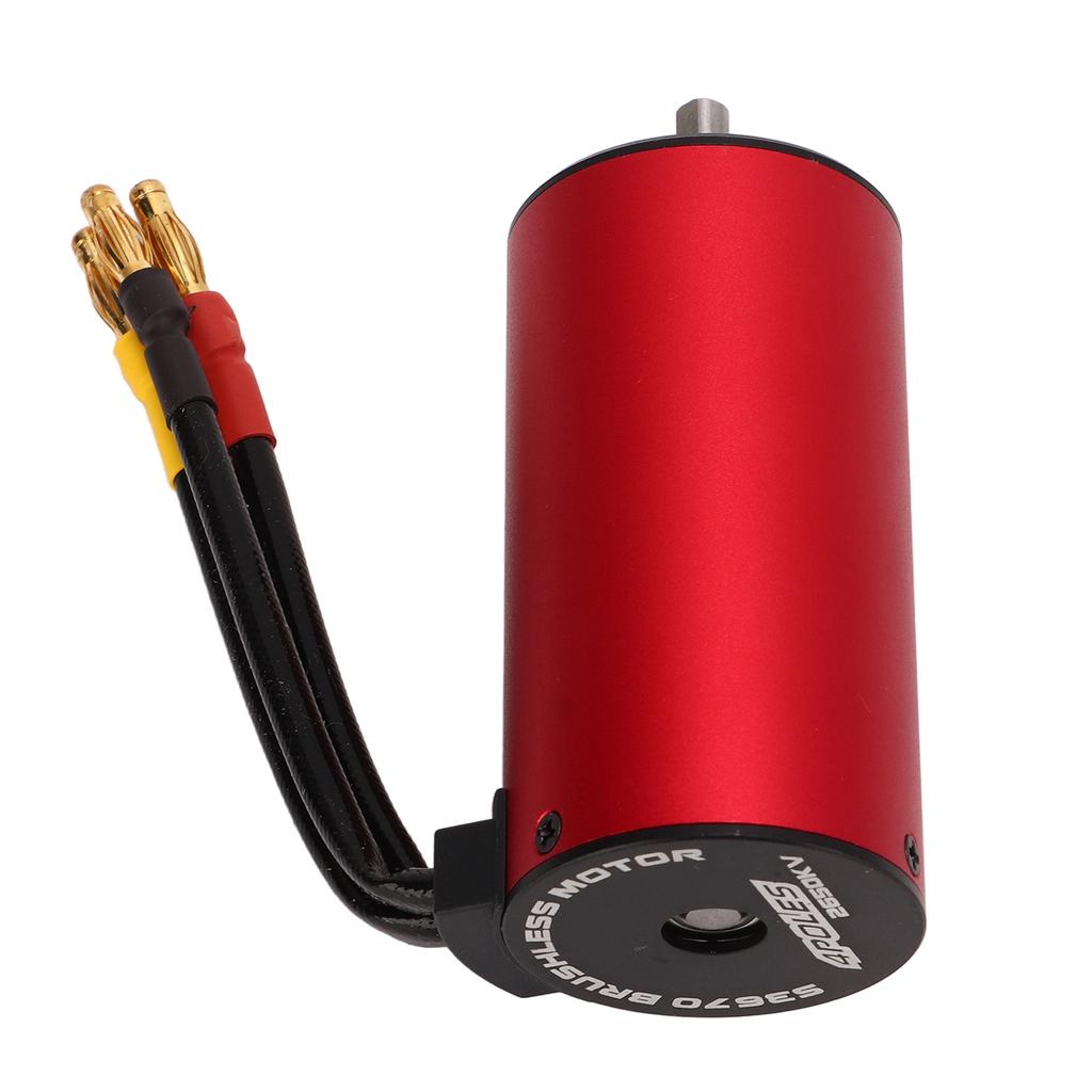 S3670 2650KV RC Brushless Waterproof Motor Aluminum Alloy RC Brushless Motor for Traxxas 18 RC