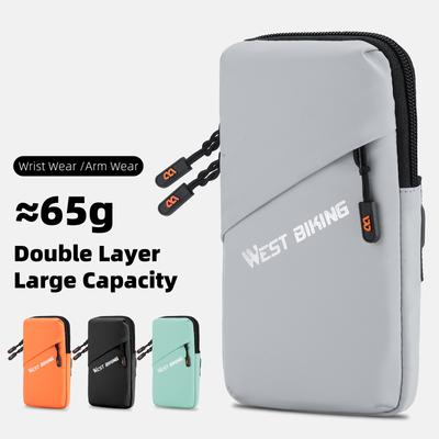 Сумка-нарукавник, регулируемая сумка для бега, верховой езды, сумка для мобильного телефона, дышащая спортивная сумка для хранения на открытом воздухе