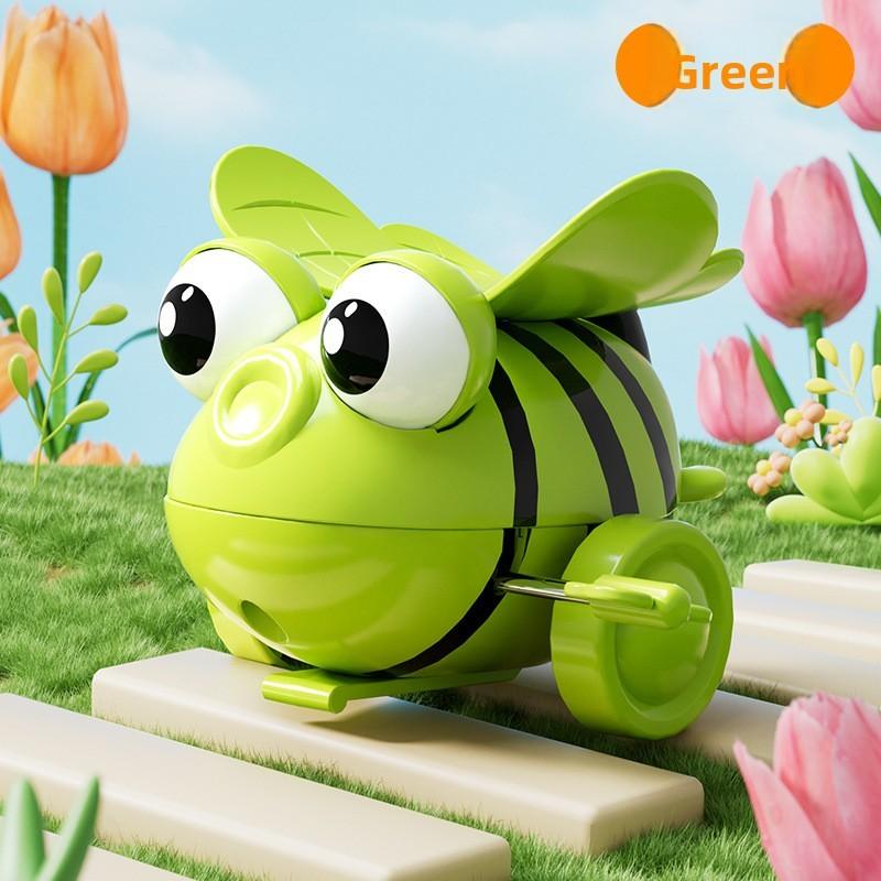 Детская механическая каталка-пчелка из пластика для ползающих малышей в возрасте от 6 до 9 месяцев