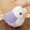 High Fidelity Plush Bird Toy Pendant Lifelike Stuffed Doll Keychain Cartoon Bird Pendant Kids Gift