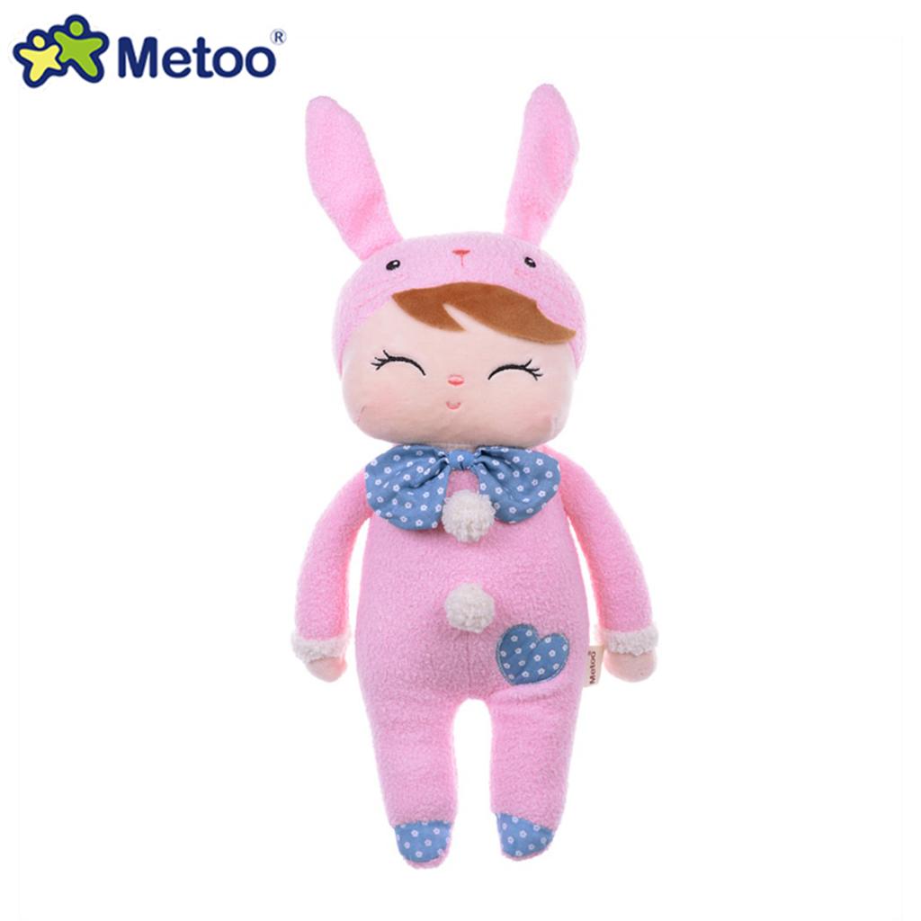 Оригинальная плюшевая кукла Metoo Dream Bunny Angela 13 дюймов, милая, для девочек, мягкие игрушки, подарки на день рождения, идеально для детей, младенцев